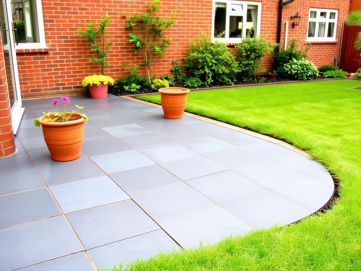Patio clean & border tidy